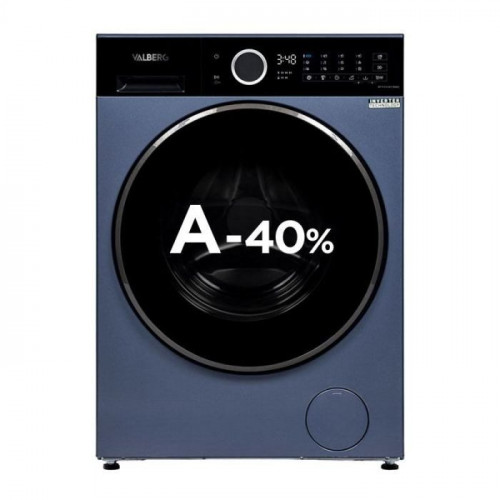 Lavadora frontal 9kg VALBERG WF 914 Clase A-40% F B566C azul metálico