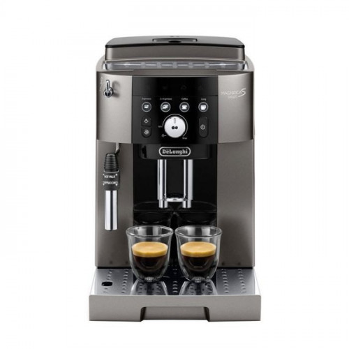 Cafetera Superautomática DELONGHI Exprés con molinillo 1450W Titanium Presión 15Bar ECAM250.33.TB