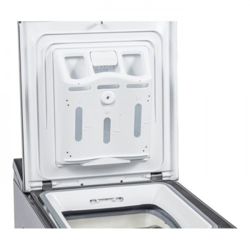 Lavadora de carga superior 7kg, 1200 rpm, clase A, VALBERG gris silver