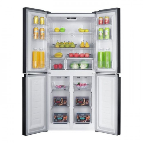 Frigorífico 4 Puertas NoFrost, 421L, Clase C, inox, VALBERG