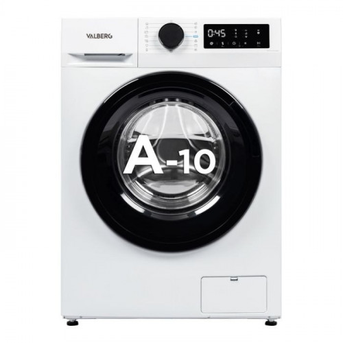 Lavadora carga frontal 9kg, 1400rpm, clase A-10%, ideal para 4-5 personas, VALBERG WF 914 A-10 SD W566C