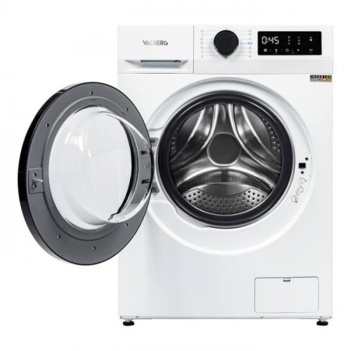 Lavadora carga frontal 9kg, 1400rpm, clase A-10%, ideal para 4-5 personas, VALBERG WF 914 A-10 SD W566C