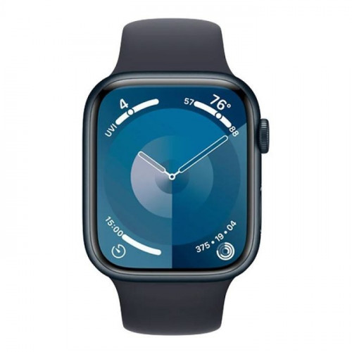 Apple Watch S9 de 45 mm con GPS, color negro, reacondicionado, grado A+