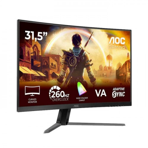 Monitor Curvo AOC Gaming C32G42ZE 32 Pulgadas VA FHD 260Hz 0.3ms Adaptive Sync