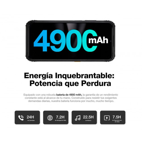 AGM H6 4G Grey / Rugerizado / 8+256GB / 6.56