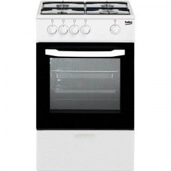 Beko CSG 42009 DW - Cocina de gas Butano Blanca 4 fuegos 85 x 50 x 50 cm