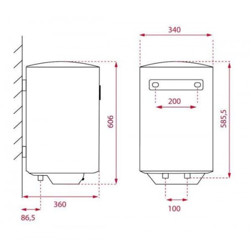 Teka 42080310 - Termo Eléctrico 30Litros Smart EWH 30 VE-D Clase A