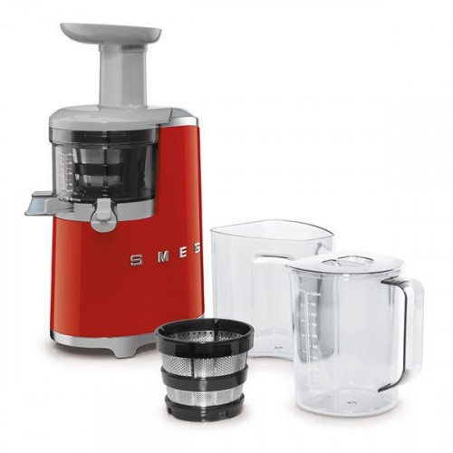 Smeg SJF01RDEU - Licuadora Baja Velocidad 500ml Línea años 50 Color Rojo