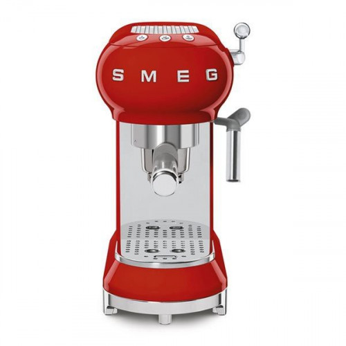 SMEG ECF01RDEU - Cafetera Línea años 50 Thermoblock Capacidad 1l Color Rojo