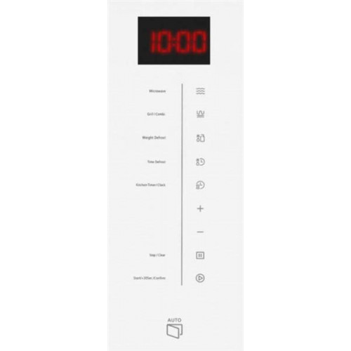 Fagor 3MWB-25BTCGB - Microondas Integrable 25L con Grill Cristal Blanco