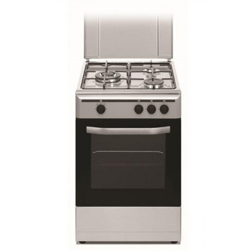 Vitrokitchen CB5530IB - Cocina Gas Butano 3 Fuegos 85 x 50cm Inox