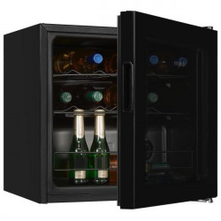 Exquisit WS1-12-GT-030G - Vinoteca 12 Botellas 49.2x48x44cm Color Negro