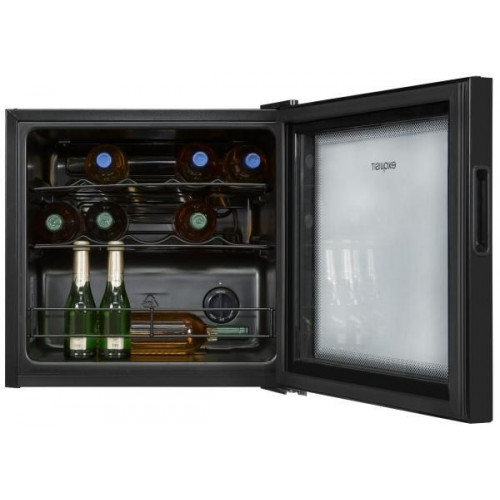 Exquisit WS1-12-GT-030G - Vinoteca 12 Botellas 49.2x48x44cm Color Negro