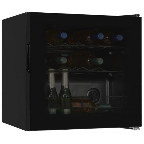 Exquisit WS1-12-GT-030G - Vinoteca 12 Botellas 49.2x48x44cm Color Negro