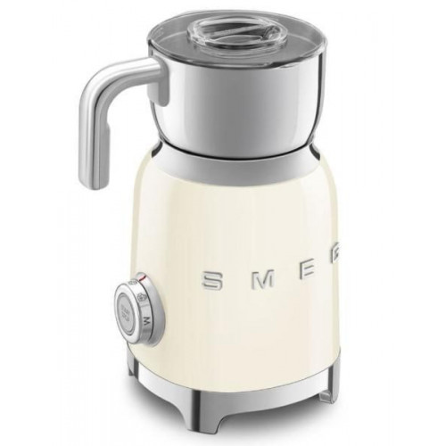 Smeg MFF11CREU - Espumador de Leche Estética Años 50 Jarra Extraíble Crema