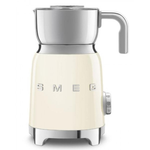 Smeg MFF11CREU - Espumador de Leche Estética Años 50 Jarra Extraíble Crema