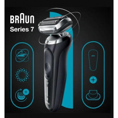 Braun 71-N1200s - Afeitadora Seco&Húmedo Series 7 con Funda de viaje
