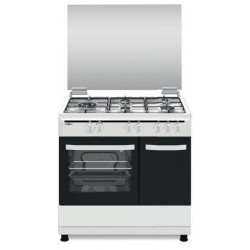 Vitrokitchen CB961PBB - Cocina blanca 90x60cm con porta bombonas