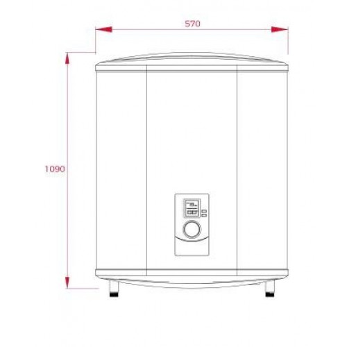 Teka SHS 100 - Termo Eléctrico con Display Digital 93 Litros 3 Posiciones