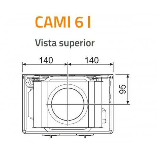 Cointra CAMI6BUTANO - Calentador de gas butano 6 litros 56 x 28 x 18. cm