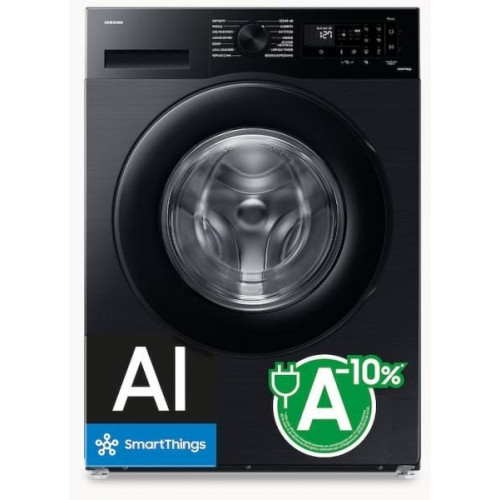 Samsung WW90CGC04DAB/EC - Lavadora negra de 9kg EcoBubble Vapor Clase A -10%