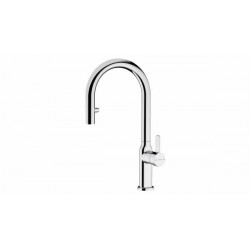 Teka OVAL 9382 - Grifo Monomando Extraíble Giratorio Cromado