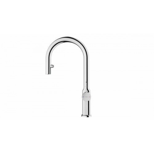 Teka OVAL 9382 - Grifo Monomando Extraíble Giratorio Cromado