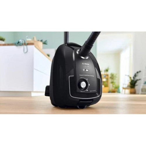 Bosch BGB38BA3T - Aspirador de trineo con bolsa negro 4 litros