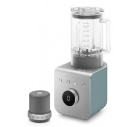 Smeg BLC02EGMEU - Batidora de Vaso 1400W 9 Velocidades Verde Esmeralda/ Look Inox
