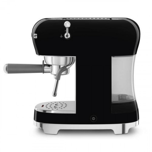 Smeg ECF02BLEU - Cafetera Expresso Manual Estética Años 50 1350W Color Negro
