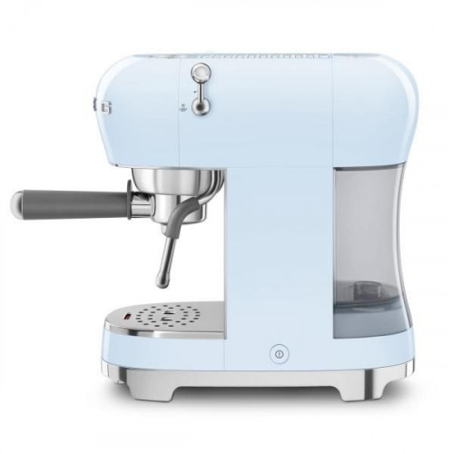 Smeg ECF02PBEU - Cafetera Expresso Manual Estética Años 50 1350W Color Azul Pastel