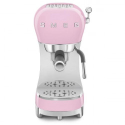 Smeg ECF02PKEU - Cafetera Expresso Manual Estética Años 50 1350W Color Rosa