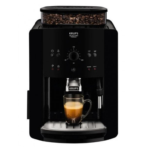 Krups Arabica EA8110 - Cafetera automática Espresso Molinillo Integrado Negra