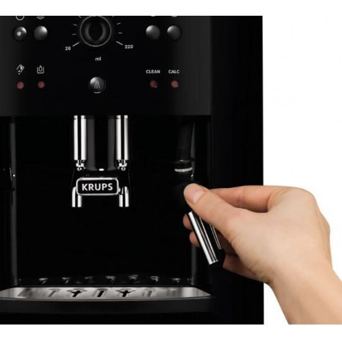Krups Arabica EA8110 - Cafetera automática Espresso Molinillo Integrado Negra