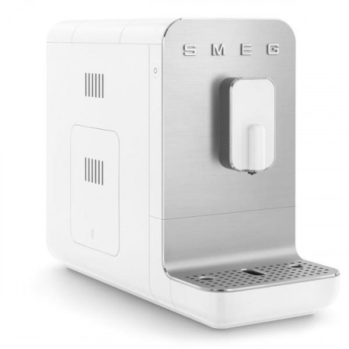Smeg BCC11WHMEU - Cafetera Espresso SuperAutomática con Molinillo Incorporado Blanca