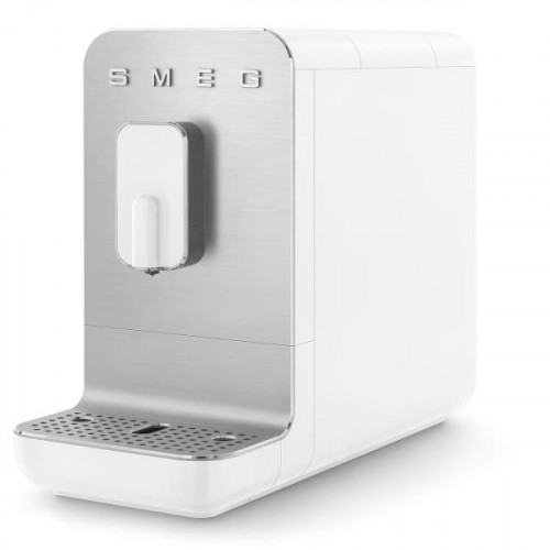 Smeg BCC11WHMEU - Cafetera Espresso SuperAutomática con Molinillo Incorporado Blanca