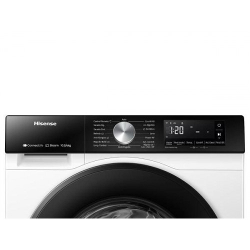 Hisense WD3S1043BW3 - Lavasecadora 10.5/6 Kg 1400 Rpm WiFi Clase A-20%/D Blanca