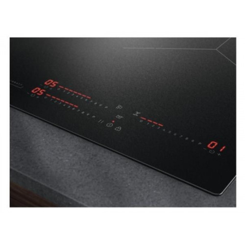 Aeg TI63IQ10IZ - Placa Flexinducción  SaphirMatt® 60cm Hob2Hood Negro