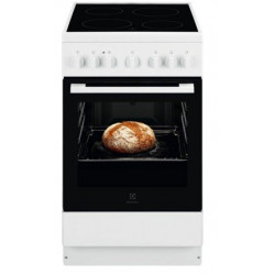 Electrolux LKR500066W - Cocina Vitrocerámica de 4 Zonas y Horno Eléctrico de 60 cm