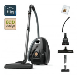 Rowenta RO6189EA - Aspirador con Bolsa Green Force Effitech Animal Care Negro