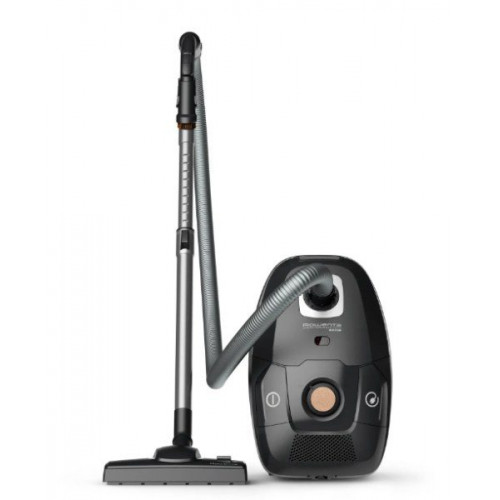 Rowenta RO6189EA - Aspirador con Bolsa Green Force Effitech Animal Care Negro
