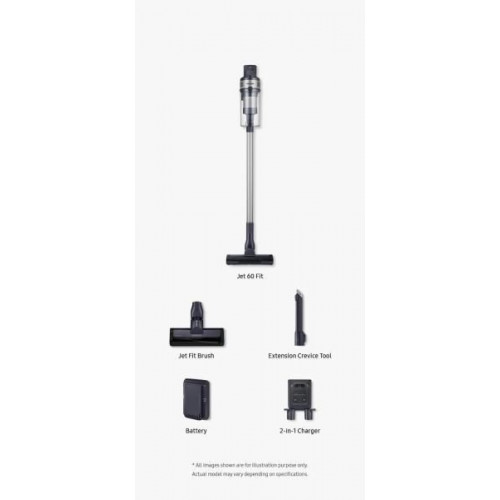 Samsung VS15A6031R4/ET - Aspirador Escoba Jet Cyclone 60 Turbo 150W Morado