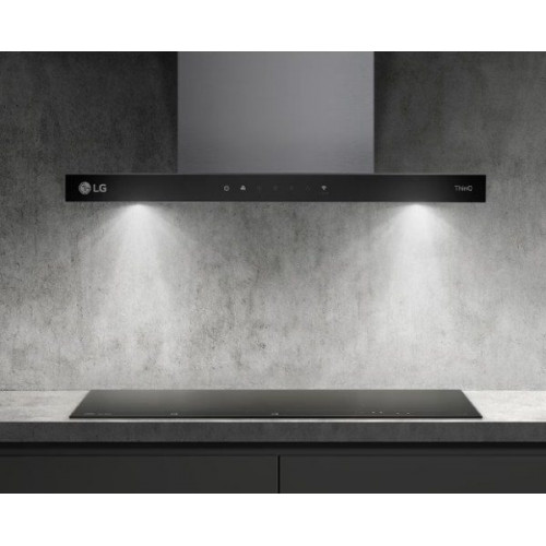 LG HCEZ2426S - Campana Decorativa de Pared 60 Cm Clase A Acero Inoxidable