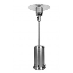 HTW HTW-ESTGAS14000SETA - Estufa Exterior de Gas Butano 14000W Encendido Electrónico Inox