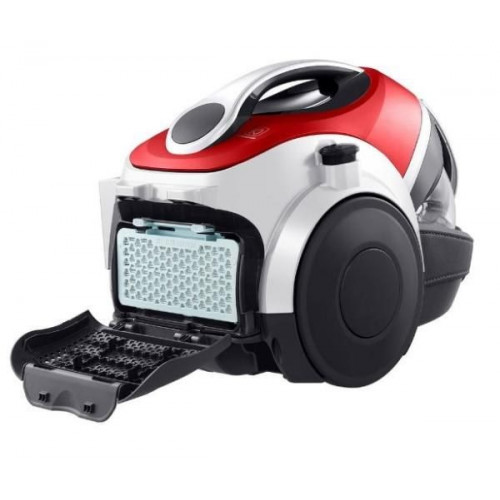 LG VK8506NHAG - Aspirador de Trineo Sin Bolsa 650 W Kompressor Gris Mate/Rojo