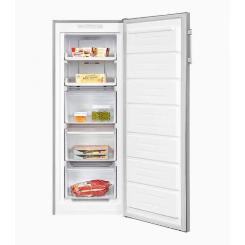 Exquisit GS231-NF-H-040C - Congelador look inox de 143 x 54 x 60 cm Clase C