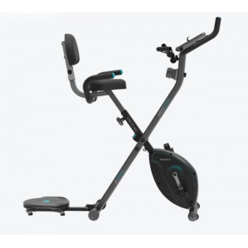 Cecotec 07176 - Bicicleta Estática Plegable Drumfit X Bike 3000 Neo Pro Pantalla LCD Sillín Confort