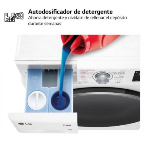 LG F4WR5509A1W - Lavadora de Carga Frontal Al Direct Drive Serie 500 9 Kg 1400 Rpm Vapor A -10%