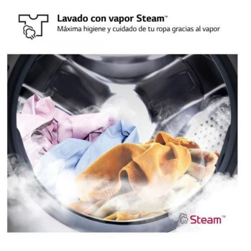 LG F4WR5509A1W - Lavadora de Carga Frontal Al Direct Drive Serie 500 9 Kg 1400 Rpm Vapor A -10%
