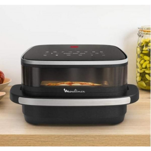 Moulinex AL402H - Freidora de Aire 2000W 4 Litros Hasta 200ºC con Temporizador y Control Táctil
